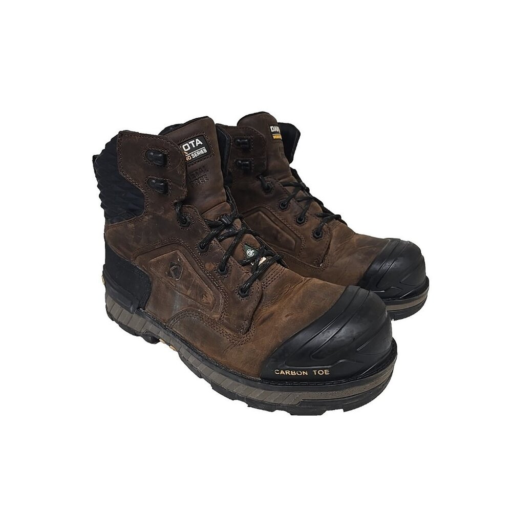 Dakota Men's 6600 6" Composite Toe Waterproof Work Boot Brown Size 12M